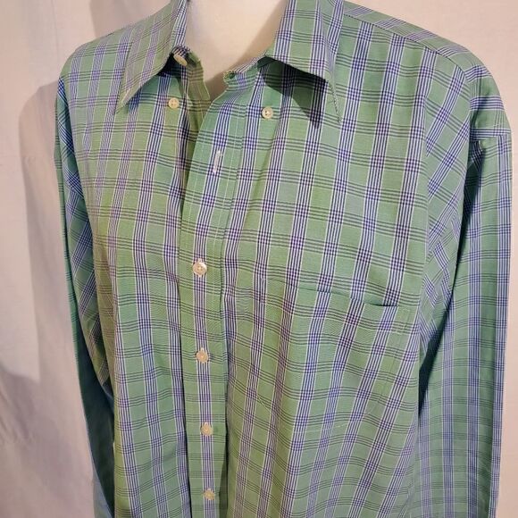 Brooks Brothers Original Button Plaid Shirt L - Picture 4 of 13
